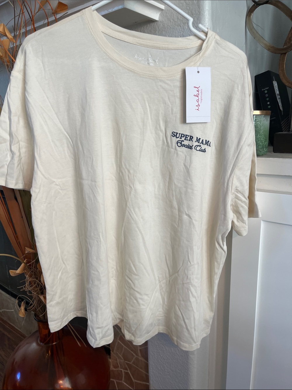 Isabel Maternity by Ingrid & Isabel Soft Cream Maternity Tee